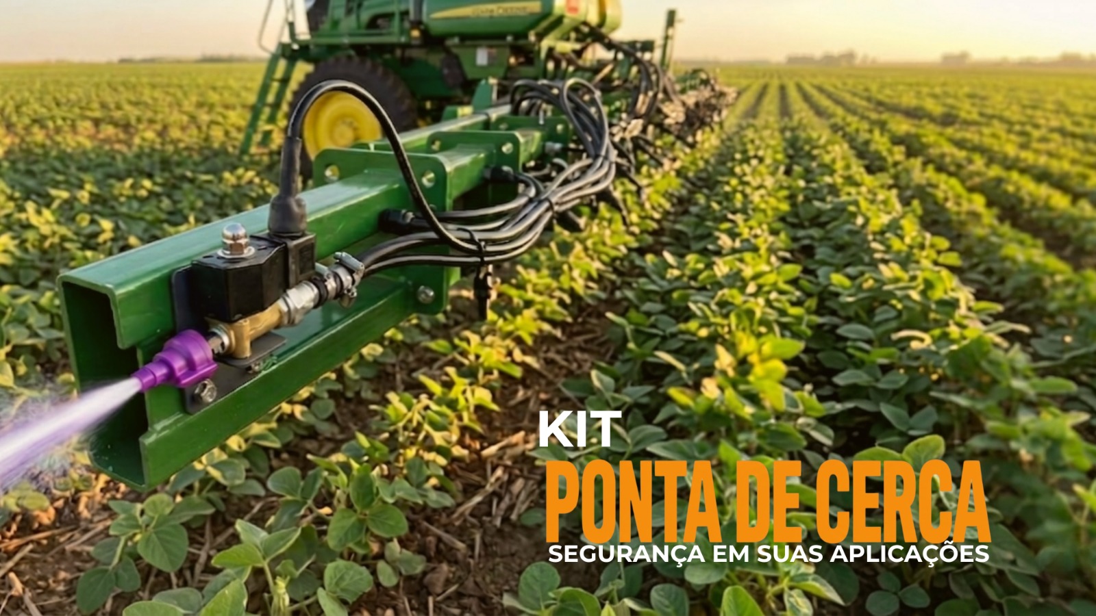 Kit ponta de cerca com foco em segurança e controle
